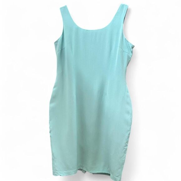 Vintage NWT Plus Size Maggy London 100% Silk, Fully Lined Shift Dress size 16 - Picture 1 of 9